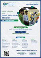Workshop cum Industry Certification course on Robotics and Automation Technologies 2024 Workshop Poster